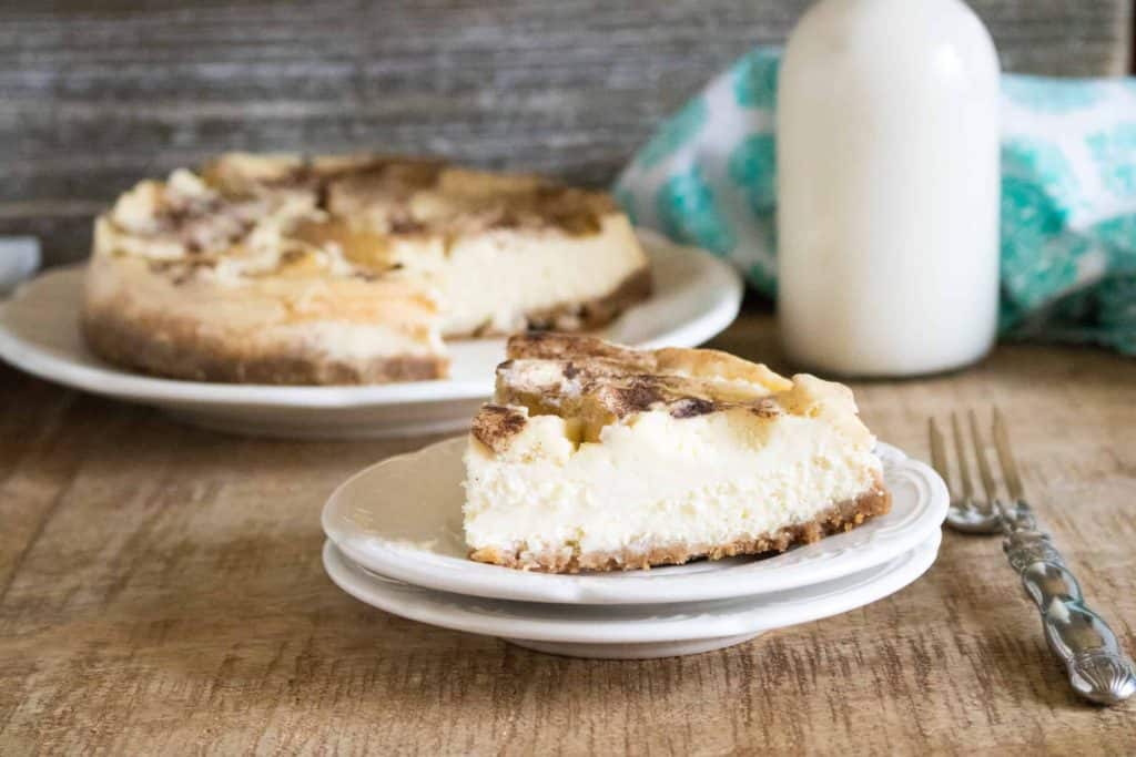 photo of cheesecake made in springform pan