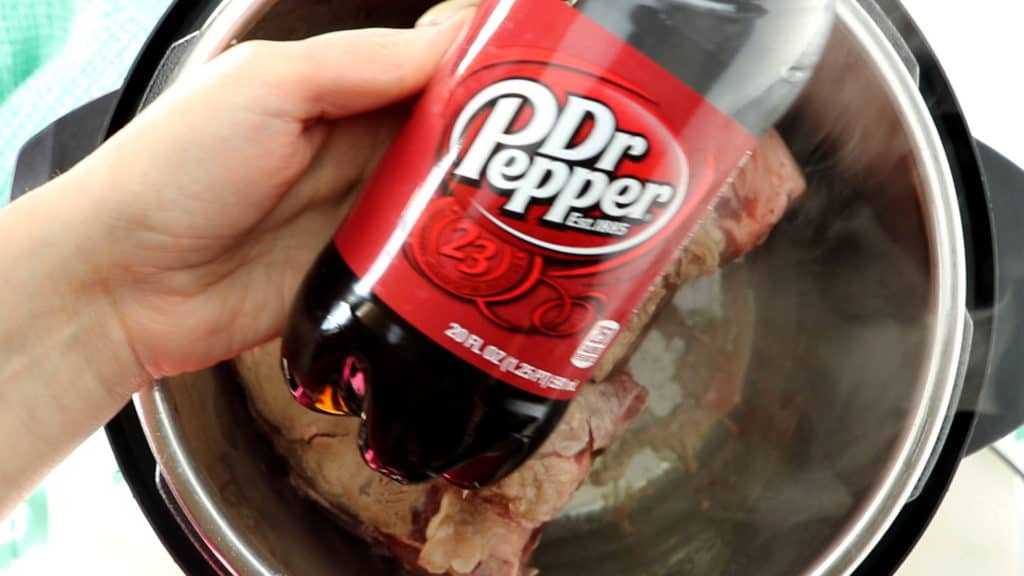Pour Dr. Pepper over your pulled pork