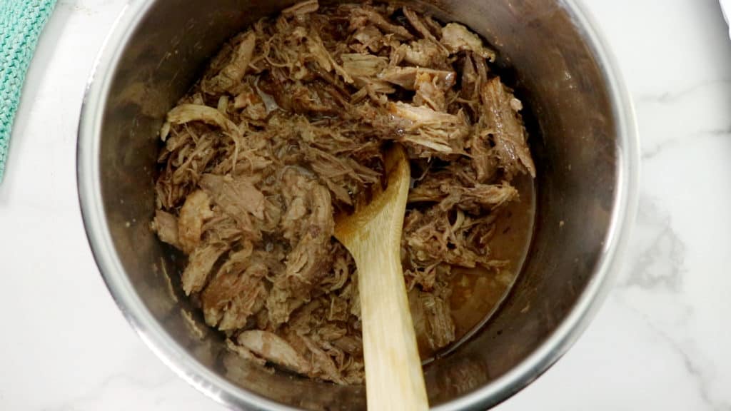 Pepper Pulled Pork Cooking Process