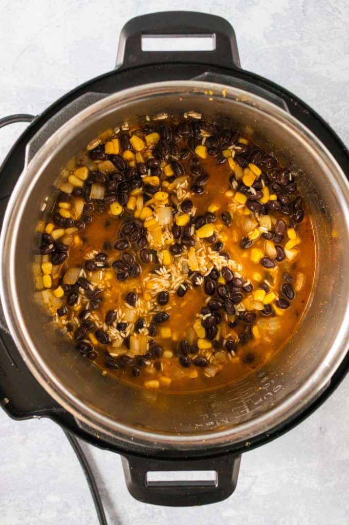 rice and beans in instant pot