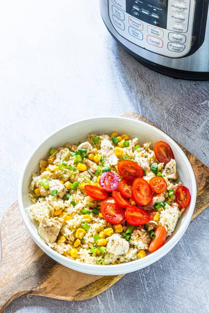 Instant Pot Chicken and Rice Recipe with Vegetables - A ...