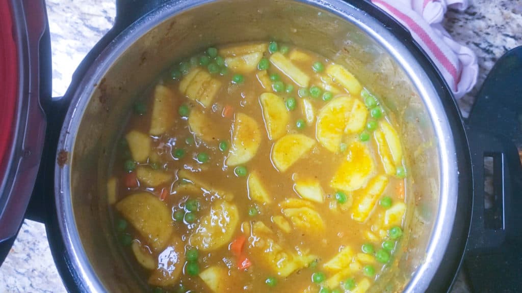 instant pot vegetable curry recipe