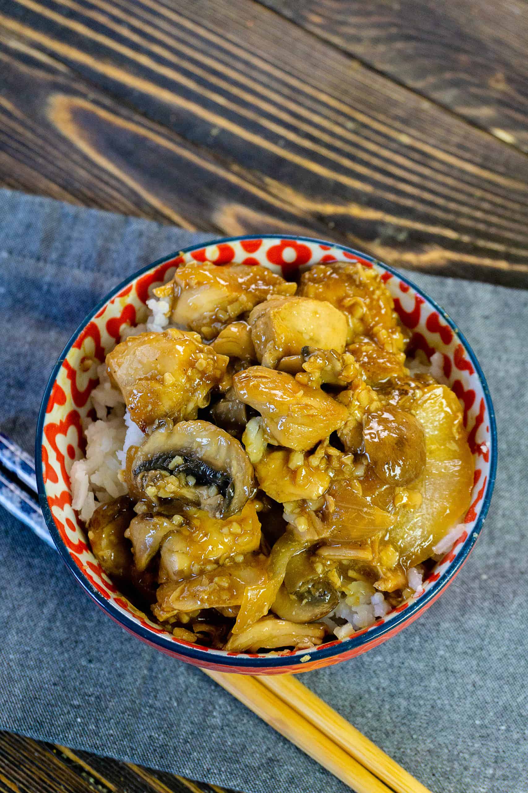 Instant Pot Teriyaki Mushroom Chicken