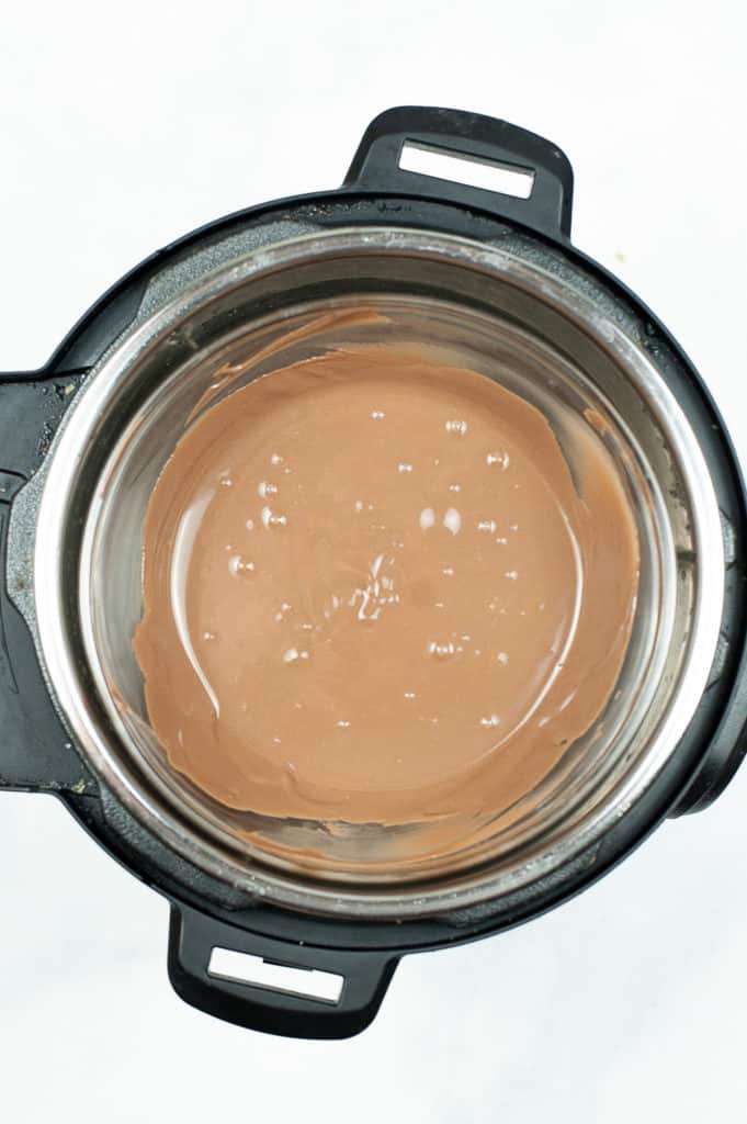 melted chocolate double boiler instant pot