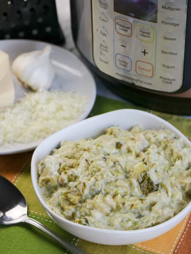 Creamy and Cheesy Instant Pot Brussel Sprouts Story