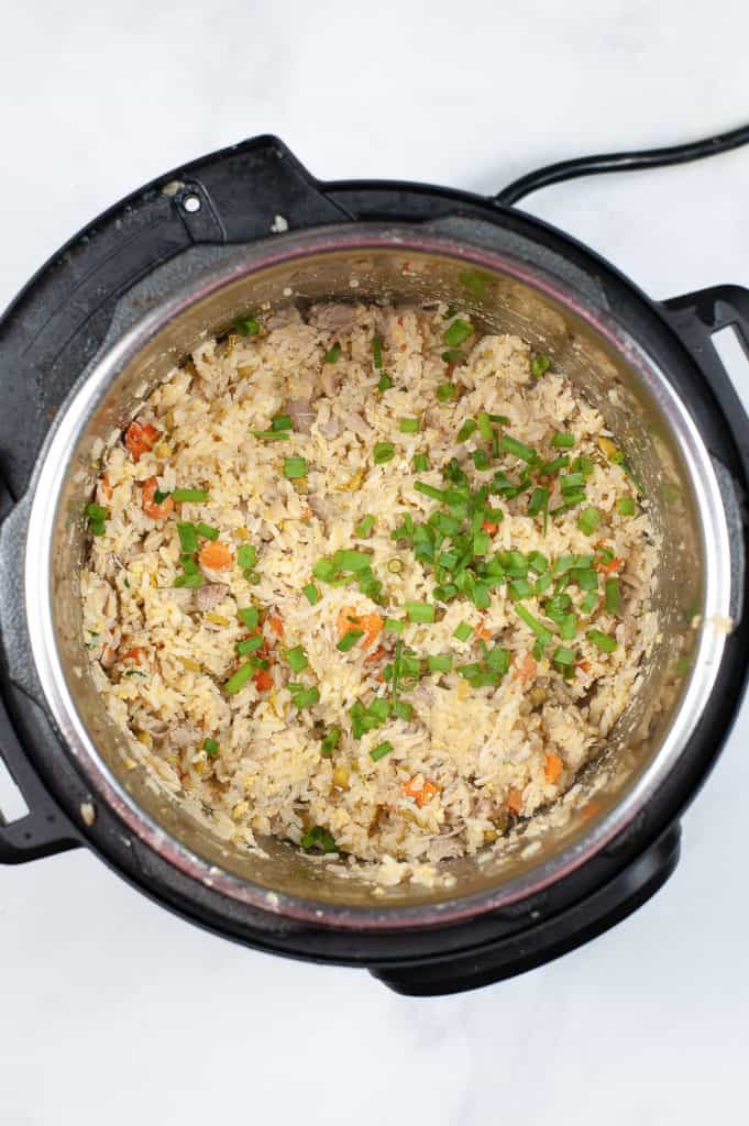 chicken fried rice in instant pot