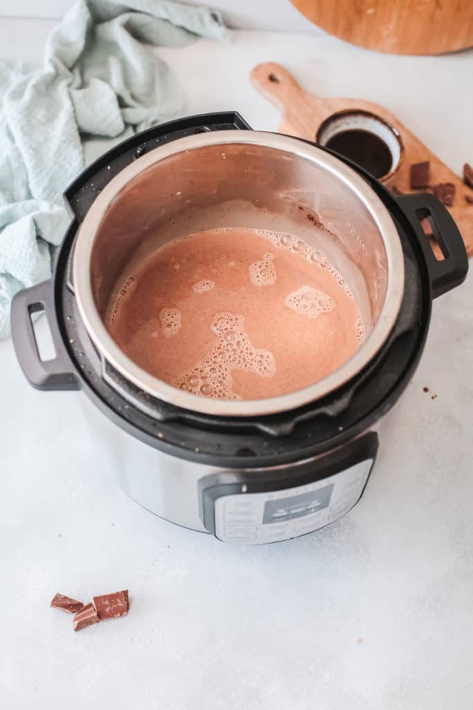 hot chocolate in instant pot