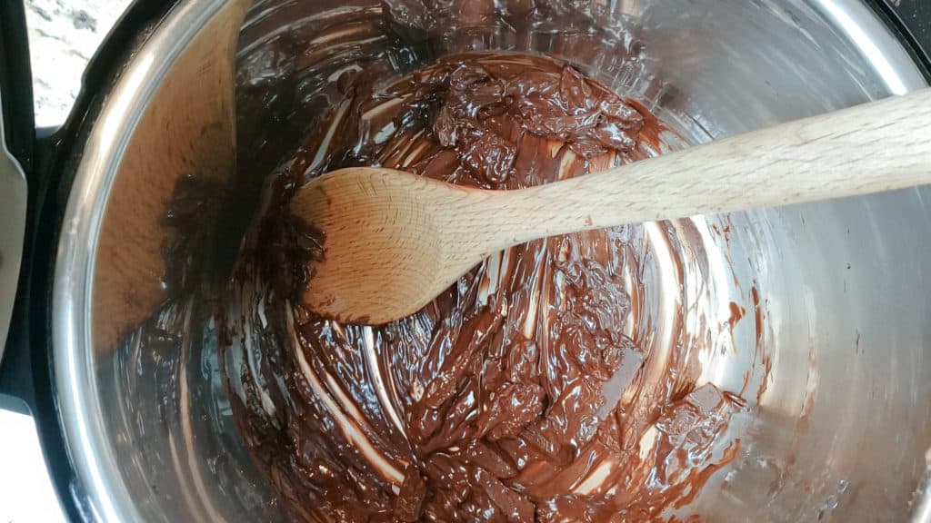 melted chocolate in instant pot