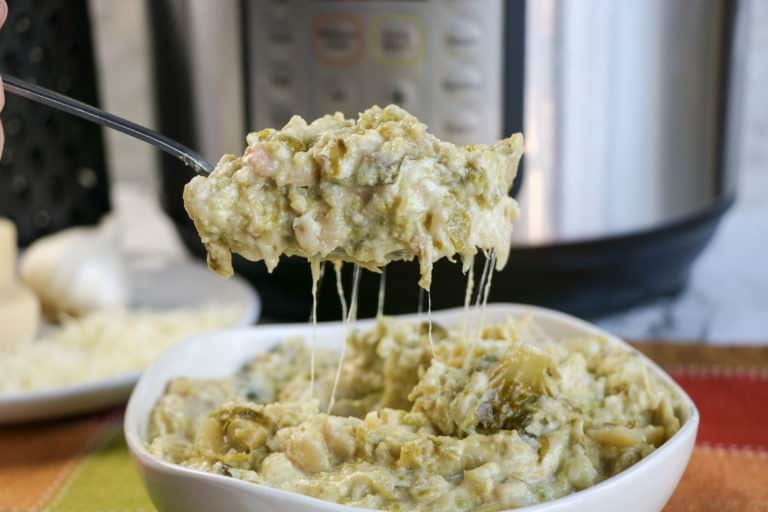 Creamy and Cheesy Instant Pot Brussel Sprouts