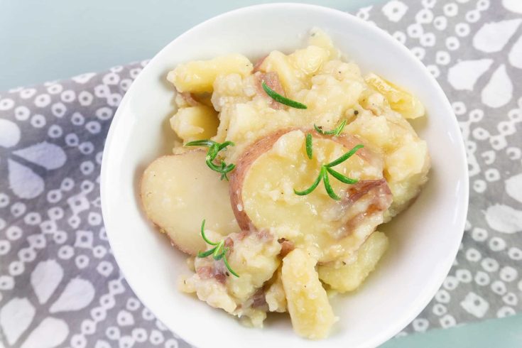 Buttered red potatoes