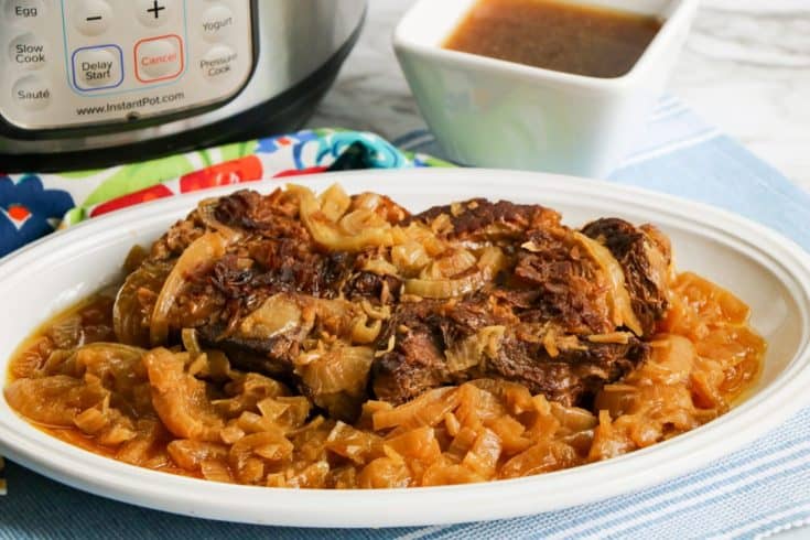 Crock Pot Roast Beef with French Onions